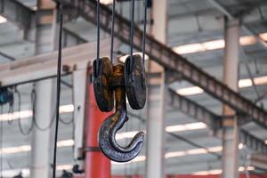 grue crochet dans le usine photo