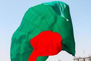 bangladeshi drapeau agitant photo