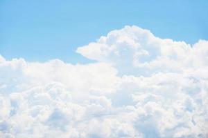 ciel bleu et nuages photo