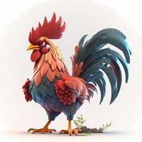 coq illustration ai généré photo