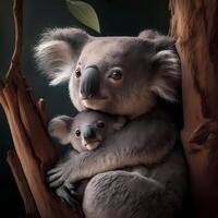 koala illustration ai généré photo