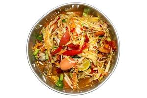 Papaye salade populaire thaïlandais nourriture photo