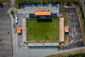 aérien vue de Football stade dans Thaïlande. photo