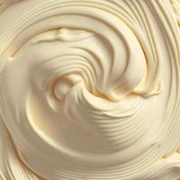 Mayonnaise sauce texture. ai rendre photo