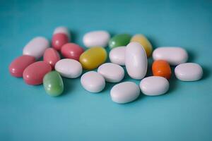 3d illustration de des médicaments pilules photo