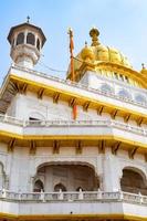 vue de détails de architecture à l'intérieur d'or temple - harmandir sahib dans Amritsar, Pendjab, Inde, célèbre Indien sikh repère, d'or temple, le principale sanctuaire de sikhs dans Amritsar, Inde photo