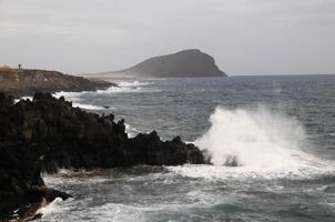 vue panoramique sur la côte photo