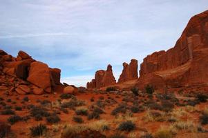 roches rouges dans le sud-ouest américain photo