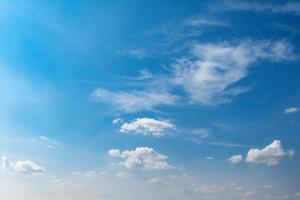 beau bleu ciel avec blanc nuage Contexte photo