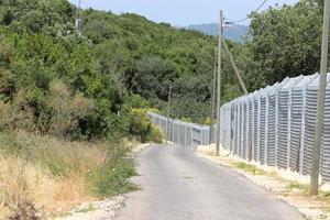 route dans le montagnes dans nord Israël. photo