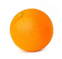 Orange fruit isoler sur blanc Contexte photo