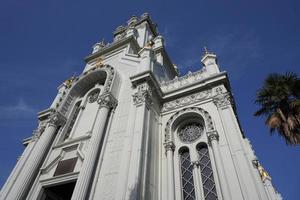 rue bulgare. église stephen à istanbul, turquie photo