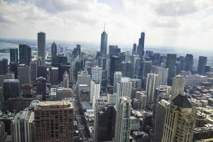 Chicago, Illinois 2016- skyline de Chicago depuis la tour john hancock photo