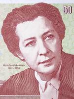 milada horakova une portrait de argent photo