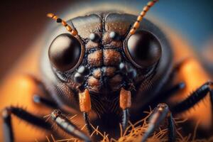 cocher insecte macro fermer génératif ai photo