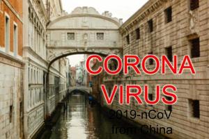 coronavirus 2019-nCoV, covid-19 dans Italie. Venise gondoles sur san marco carré, Venise, Italie. photo