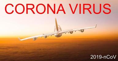 mers-cov chinois infection roman couronne virus, avion photo