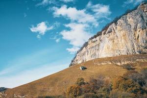 rocheux montagnes la nature des nuages Voyage l'automne style photo