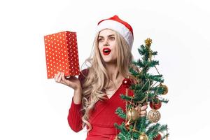 émotif femme Noël jouets vacances mode de vie photo