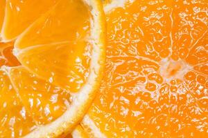 gros plan d'un fruit orange photo