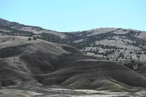 le peint collines dans wheeler comté, Oregon photo