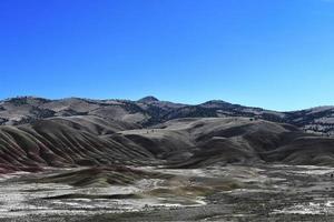 le peint collines dans wheeler comté, Oregon photo