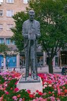 statue Saragosse sur une printemps journée photo