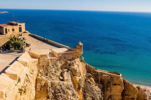 point de vue Château de Saint Barbara alicante ville vue hisoanie point de repère photo