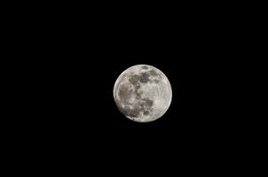 pleine lune la nuit photo