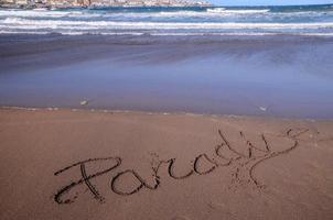 magnifique plage sur Tenerife photo