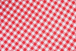 rouge blanc plaid nappe de table Contexte photo