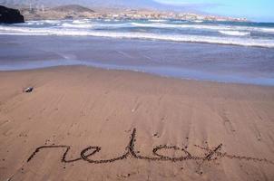 magnifique plage sur Tenerife photo