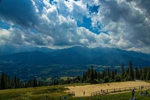 paysage de le tatra montagnes et photo