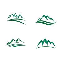logo d & # 39; icône de montagne photo