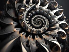 fractale mandala sacré géométrie Contexte établi avec génératif ai La technologie photo