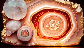 marbre rose mer sel pierre tourbillon texturé Contexte fond d'écran fabriqué avec génératif ai photo
