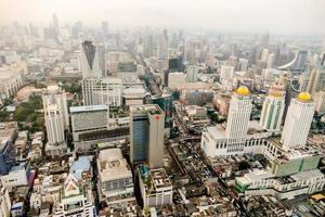 Vue aérienne de Bangkok, Thaïlande photo