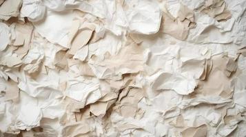 rugueux blanc recyclé papier texture fermer photo