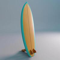 le surf planche. illustration ai génératif photo