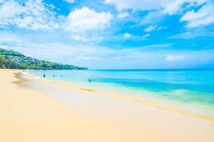 plage de la mer tropicale photo