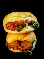 image de nourriture de hamburger photo