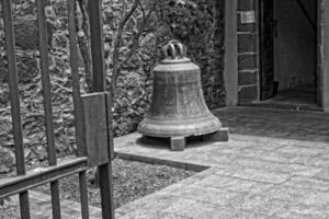 des rues avec historique bâtiments sur le Espagnol canari île Tenerife dans le ancien Capitale o photo