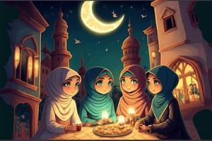 Ramadan mubarak ai images 4k photo