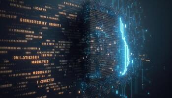 programmation code abstrait La technologie Contexte de Logiciel développeur et ordinateur. ai généré photo