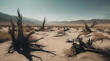 mort des arbres dans le namib désert, namibie, Afrique photo