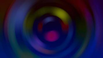 une caméra lentille avec une bleu et Jaune lumière Contexte fond d'écran photo