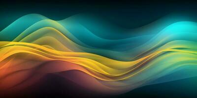 lumière coloré moderne abstrait vague pente courbe modèle Contexte photo