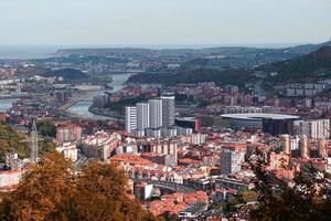 paysage urbain et architecture dans Bilbao ville, Espagne, Voyage destination photo