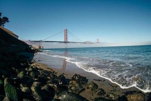 Golden Gate vue sur l'océan photo