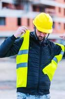 ingénieur ouvrier du bâtiment photo